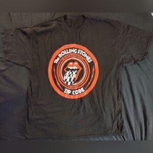 Rolling Stones 2015 Zip Code Tour Shirt Indianapolis Specific Logo Rare XXL